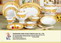 49pcs super white dinner set
