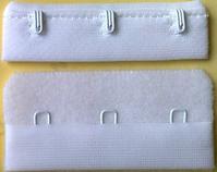 Supply bra hook and eye tape