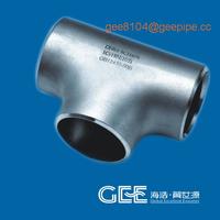 stainless steel ASTM A234 WP304/316 Equal Tee