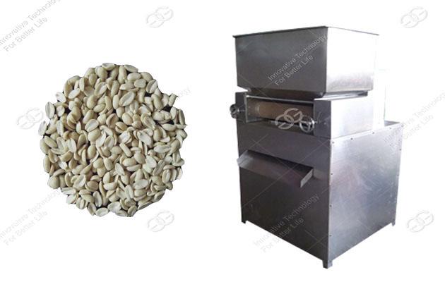 High Efficient Stainless Steel Peanut Half Cutting Machine On Sale