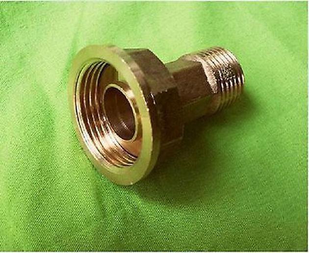 1/2" BSP Male x M30*2 Female Swivel Nut Gas Meter Brass Connector Fitting