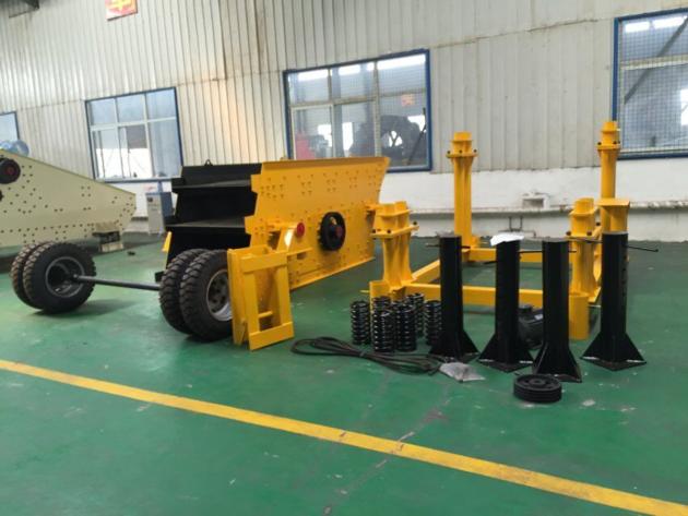 Movable 3 Layer Vibrating Screen