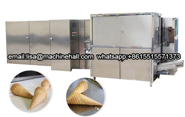 Automatic Making Sugar Cones Machine|Cone Ice Cream Maker