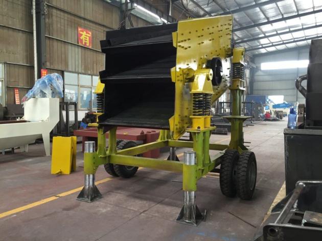 Movable 3 Layer Vibrating Screen