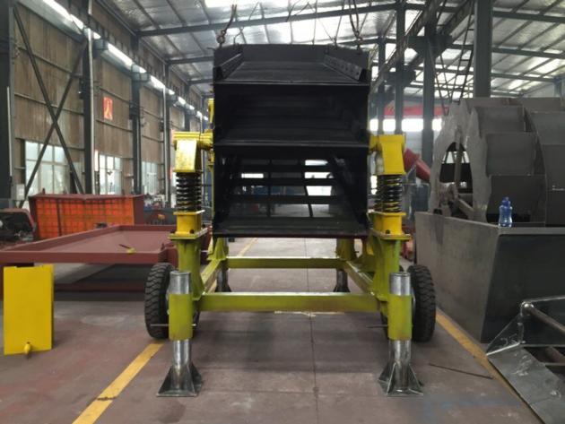 Movable 3 Layer Vibrating Screen