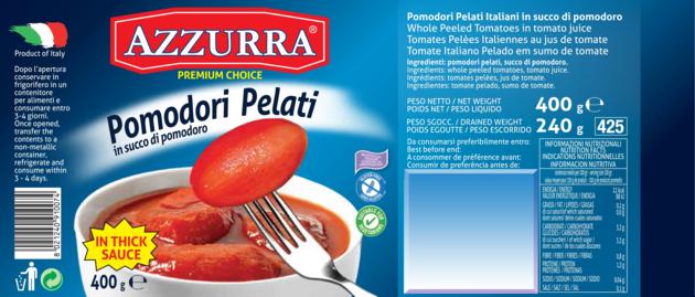 Whole Peeled Tomatoes In Tomato Juice