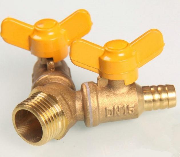 Brass positioning Cock
