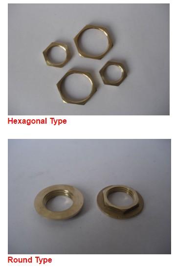 Brass clamp ring Hexagonal  or Round Type