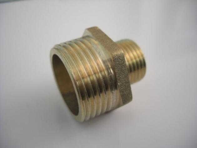  Factory Direct Brass thread reducer  NTP from China Brass nipple connector