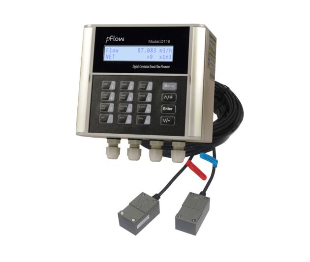pFlow ultrasonic flowmeter D116