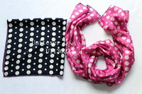 Square silk scarf