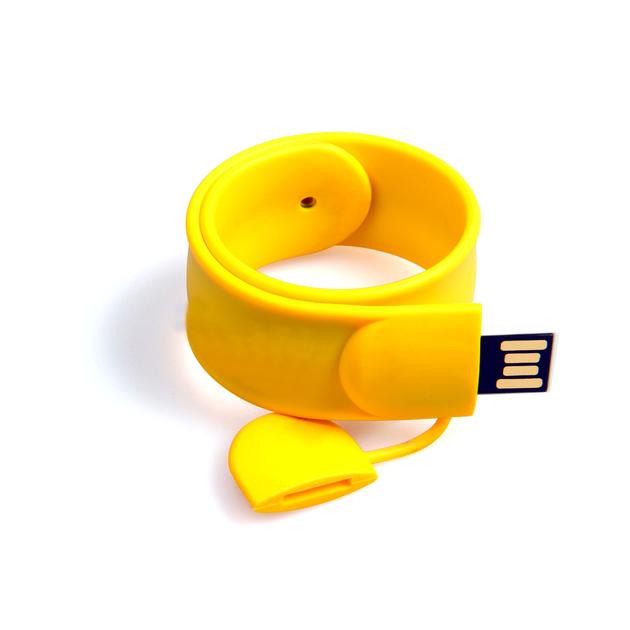 Hot Bracelet USB flash drive 4GB silicone slap bracelet usb