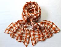 Elastic woven scarf