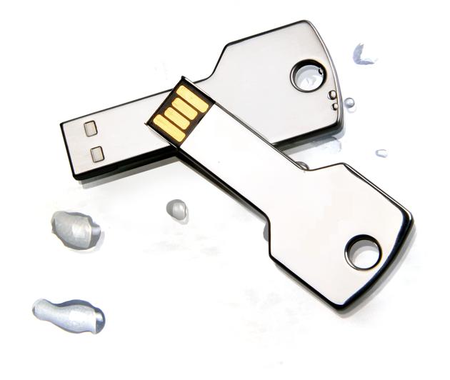 Cheap metal key USB stick 4GB 8GB key shape flash drive