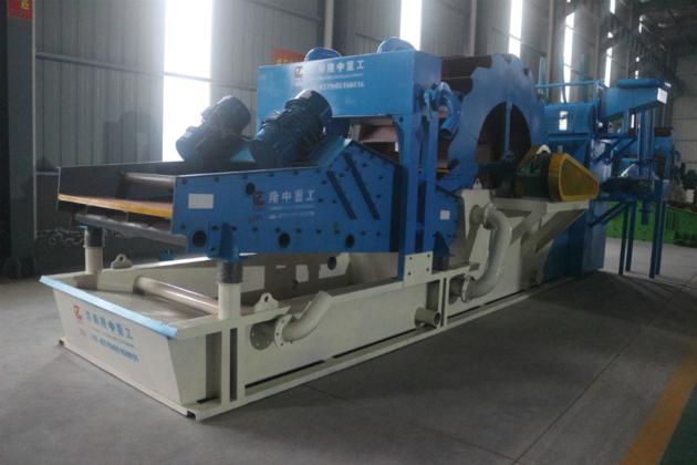 Compact Sand Washer With Trommel Screen