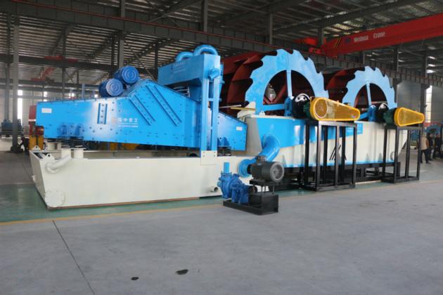 Double Wheel Sand Washer