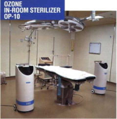 Ozone Sterilization (Disinfection) Apparatus for Hospital use.