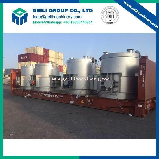 steel ladle for continuous casting machine