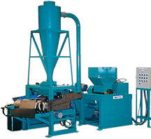 Machine for recycles of cables, COPPER NUGGET