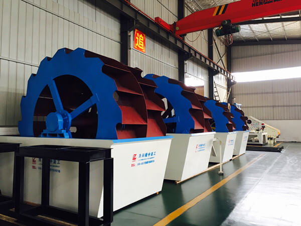 Fine Material Wheel Bucket Sand Washing