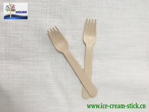 birch wood fork