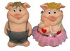 polyresin pig figurine