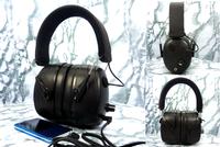 Two-way stereo electronic safety earmuffs with input 