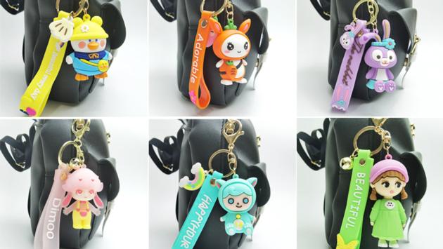 Custom Rubber Keychain Great Accessory For