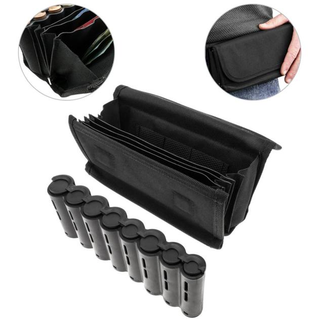 Waiter Bag Wallet with Banknote and Coin Holder with Belt and Euro Sorter and Organizer Magnetic