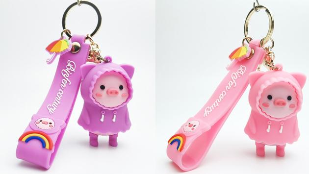 Custom Rubber Keychain Great Accessory For