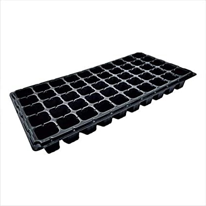 Plastic Seed Tray PS Black Nursery