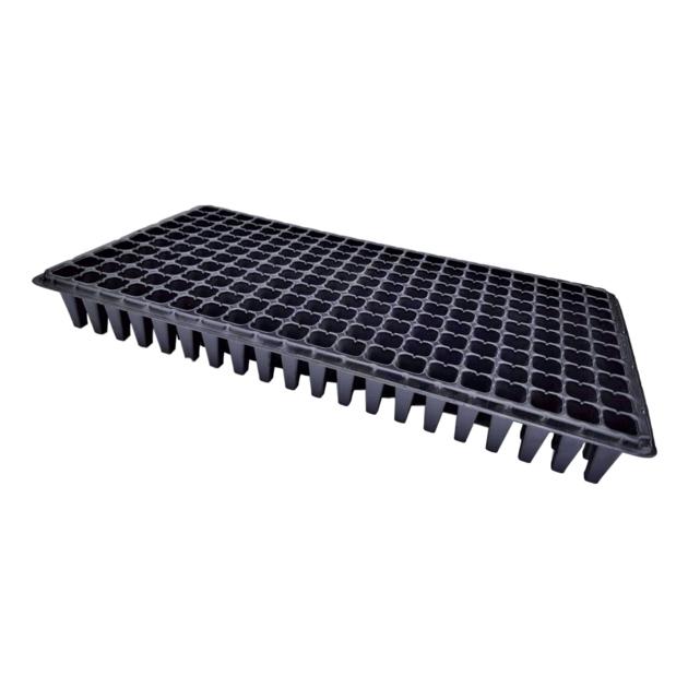 Plastic Seed Tray PS Black Nursery Seedling Trays with Drain Holes