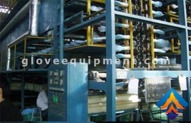 Latex gloves production line