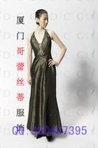 Halter long evening / cocktail / ball / party / bridesmaid / dress