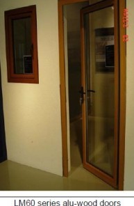Alu-wood doors