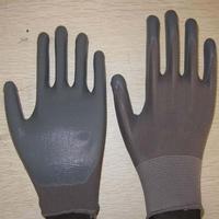 sell gray nitrile coated working gloves  NG1501-6