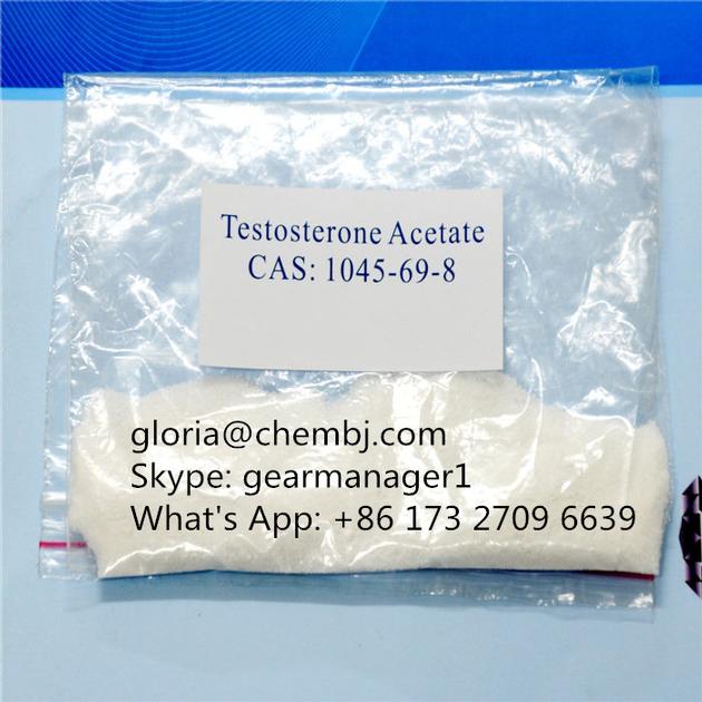 Testosterone Acetate CAS 1045-69-8 Test Acetate for Muscle Gaining