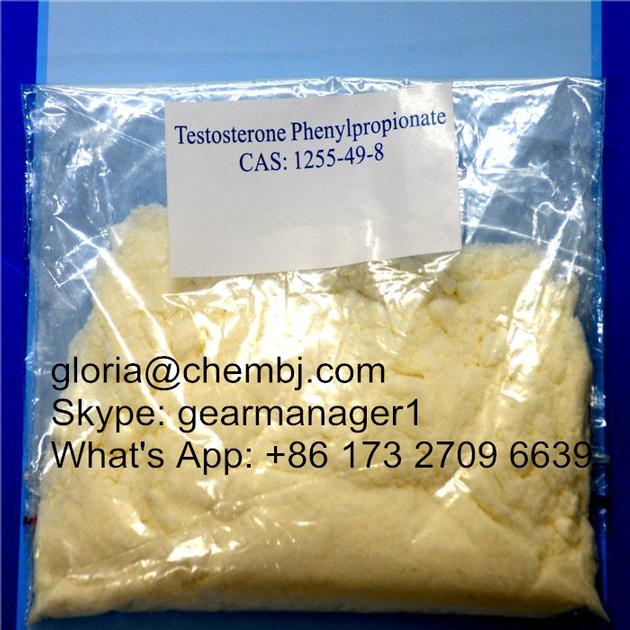 99% Steroid Powder 1255-49-8 Testosterone Phenylpropionate for Bodybuilding
