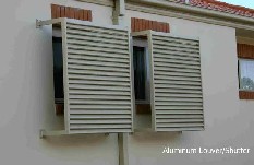 Aluminium louver