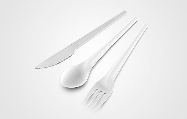 Heat-resistant PLA Cutlery