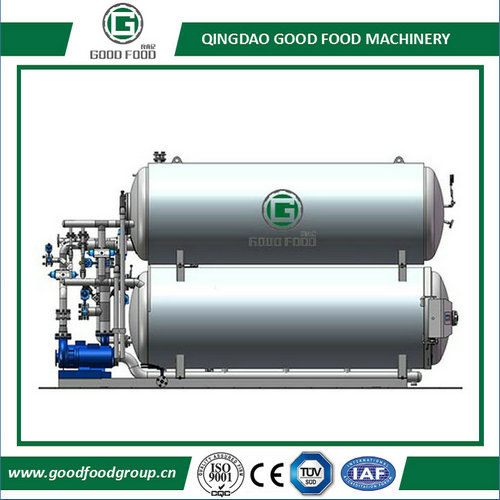 Double pot Water Immersion Retort Sterilizer/Water Immersion Retort/Sterilization Re