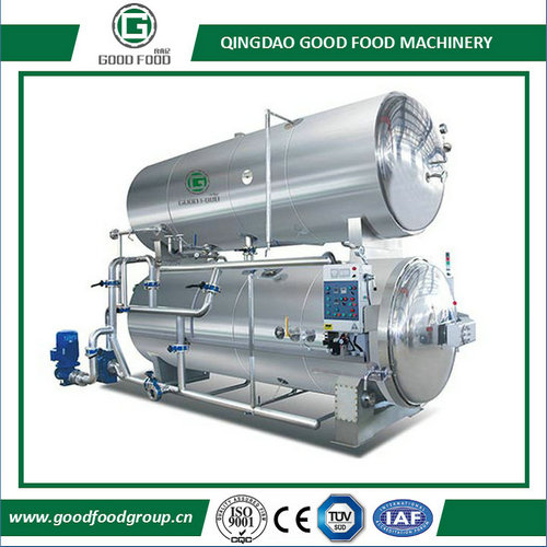 Water Immersion+Steam Rotary Retort Sterilizer/Sterilization Retort/Sterilizing/Autoclave Sterilizer