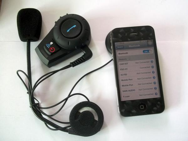 stereo bluetooth helmet intercom headset for motor/bike/skatin
