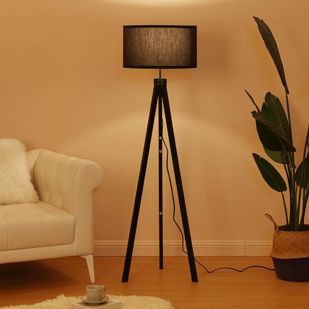 Dimmable LED Light Modern Solid Wood