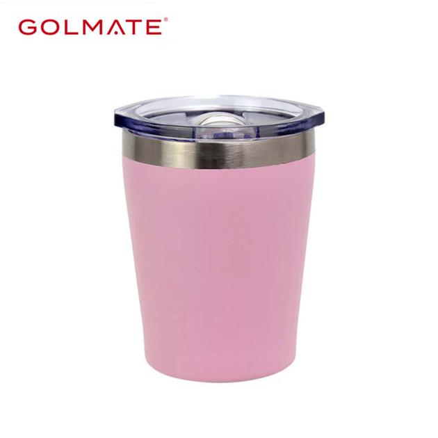 Custom Logo Coffee Mug 360ml Stainless Steel Glitter Travel Water Tea Mug
