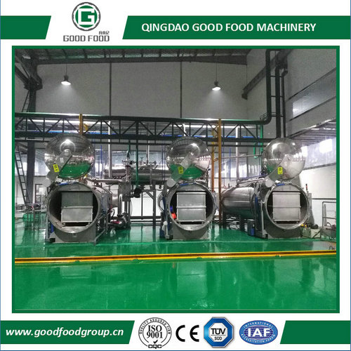 Horizontal Continuous Retort Sterilization Retort Sterilizing