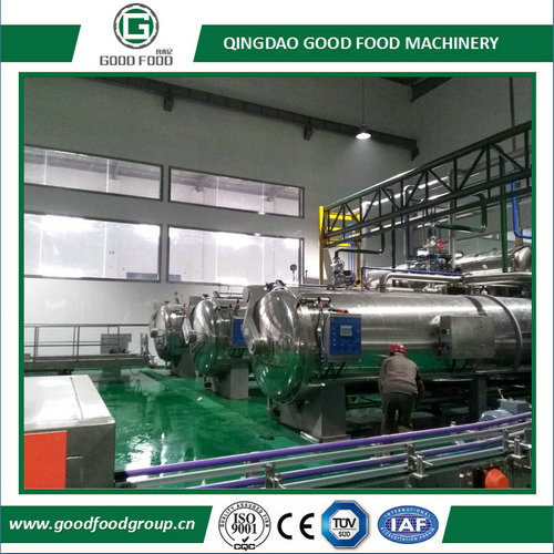 Horizontal Continuous Retort Sterilization Retort Sterilizing