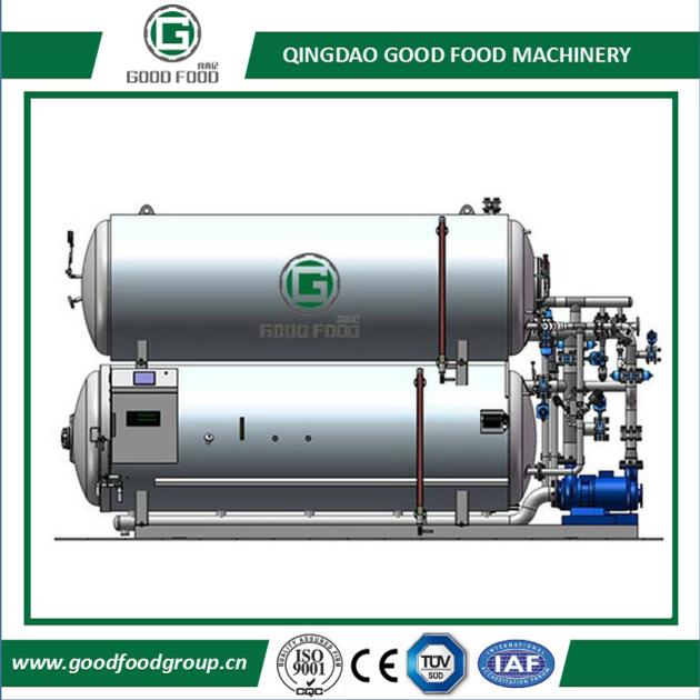 Double Pot Water Immersion Retort Sterilizer