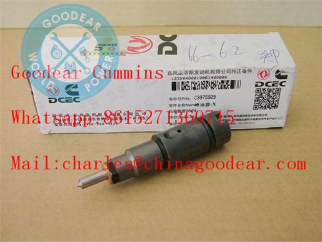 Dongfeng cummins 6L 375hp diesel engine fuel injector 3975929