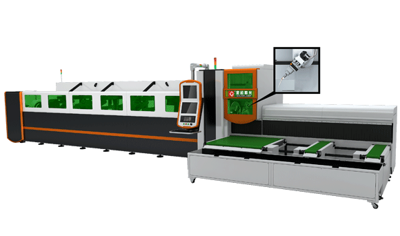 Golden Laser Tube Laser Cutting Machine for Different Profile Pipe Cutting